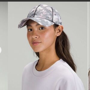 LULULEMON "BALLER HAT"  WOMENS HAT O/S TIE DYE PINK GRAY NWT
